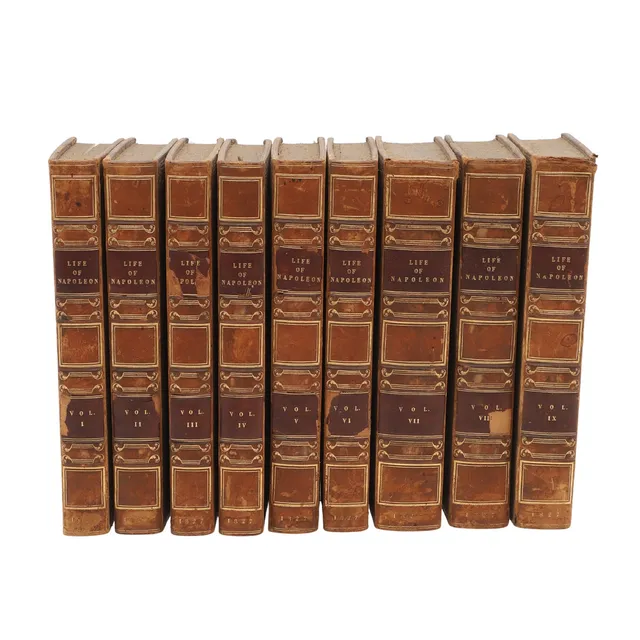 SIR WALTER SCOTT. The Life of Napoleon Bonaparte, 9 Volumes, 1827.