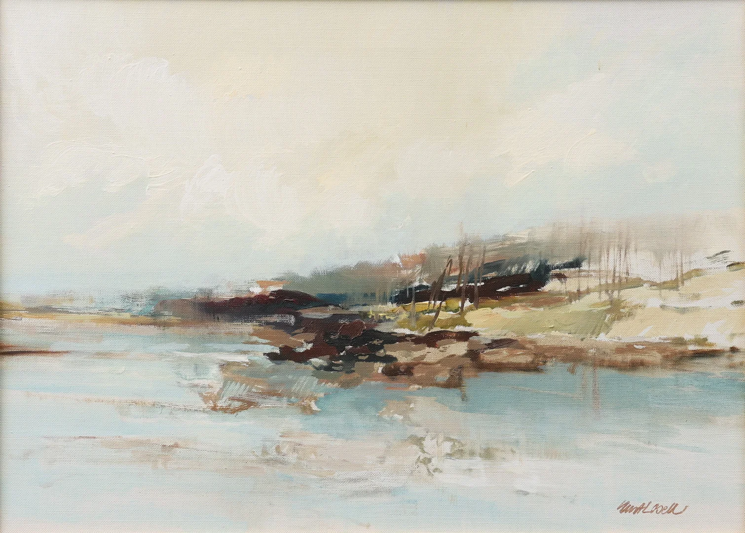 KURT LOSELL. Strandminnen, olja på duk, signerad. — Paintings — Garpenhus Auktioner