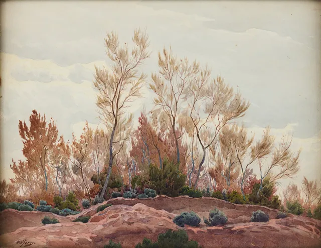 GUNNAR WIDFORSS. "Cottonwoods".
