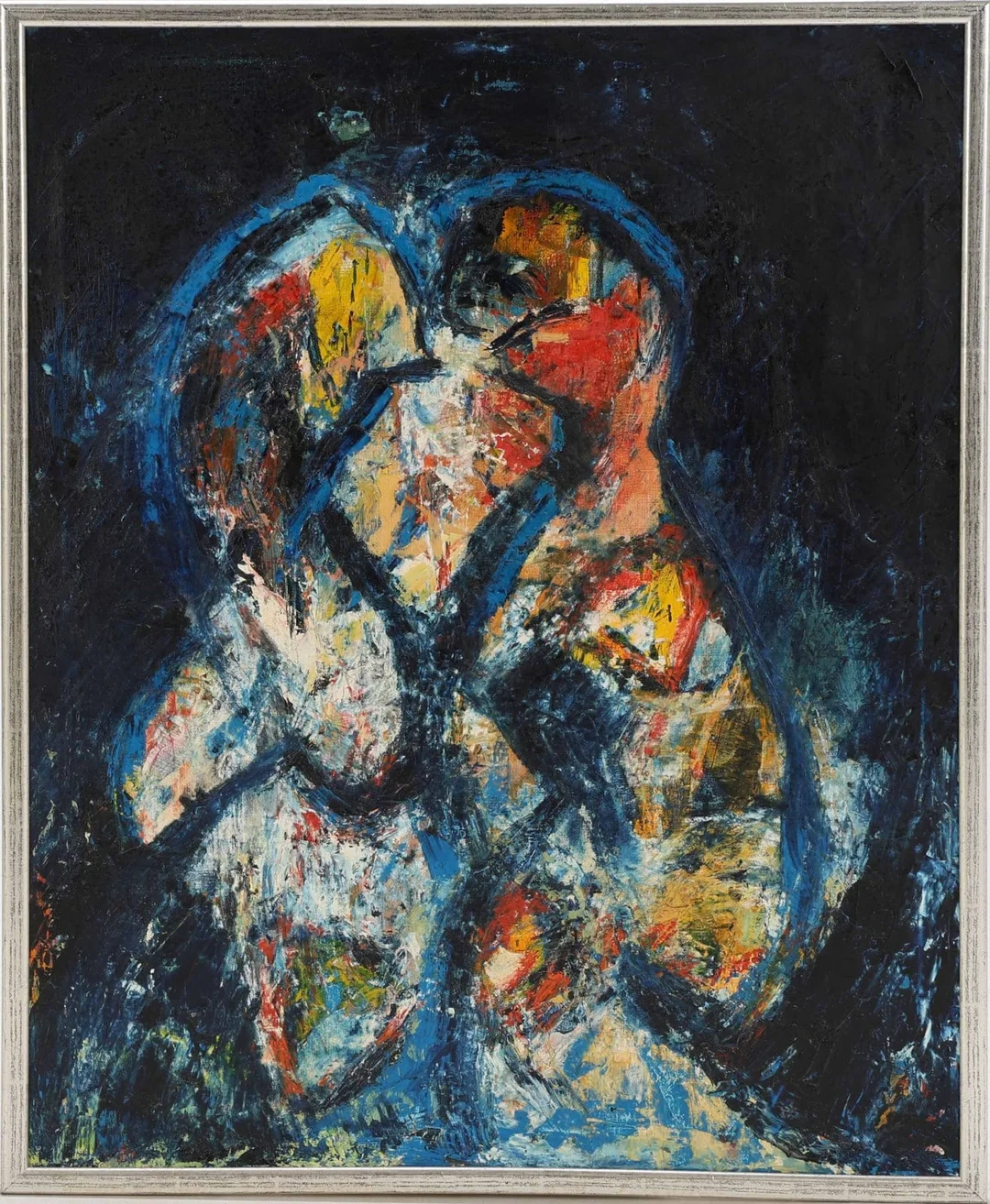 Unknown Danish painter, circa 2000. (E.J.): Composition. — Paintings and sculptures/Modern pictorial arts — Lauritz