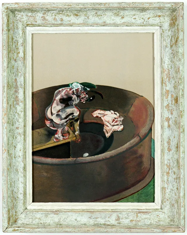 FRANCIS BACON. PORTRAIT OF GEORGE DYER CROUCHING.