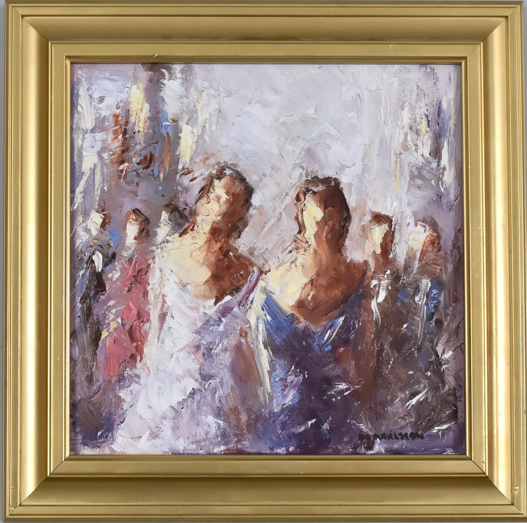 BENGT GÖRAN KARLSSON. Olja på duk. — Paintings — Halmstads Auktionskammare