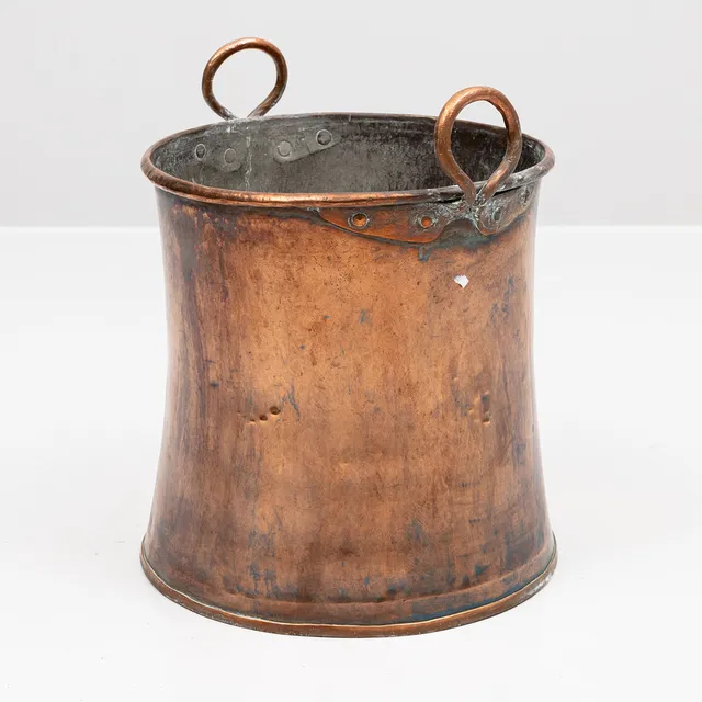 VEDKORG, koppar, 1800-tal.