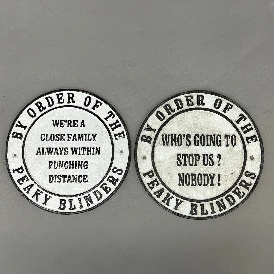 CAST IRON WALL PLAQUES. — Advertising & Signs — Chalkwell Auctions