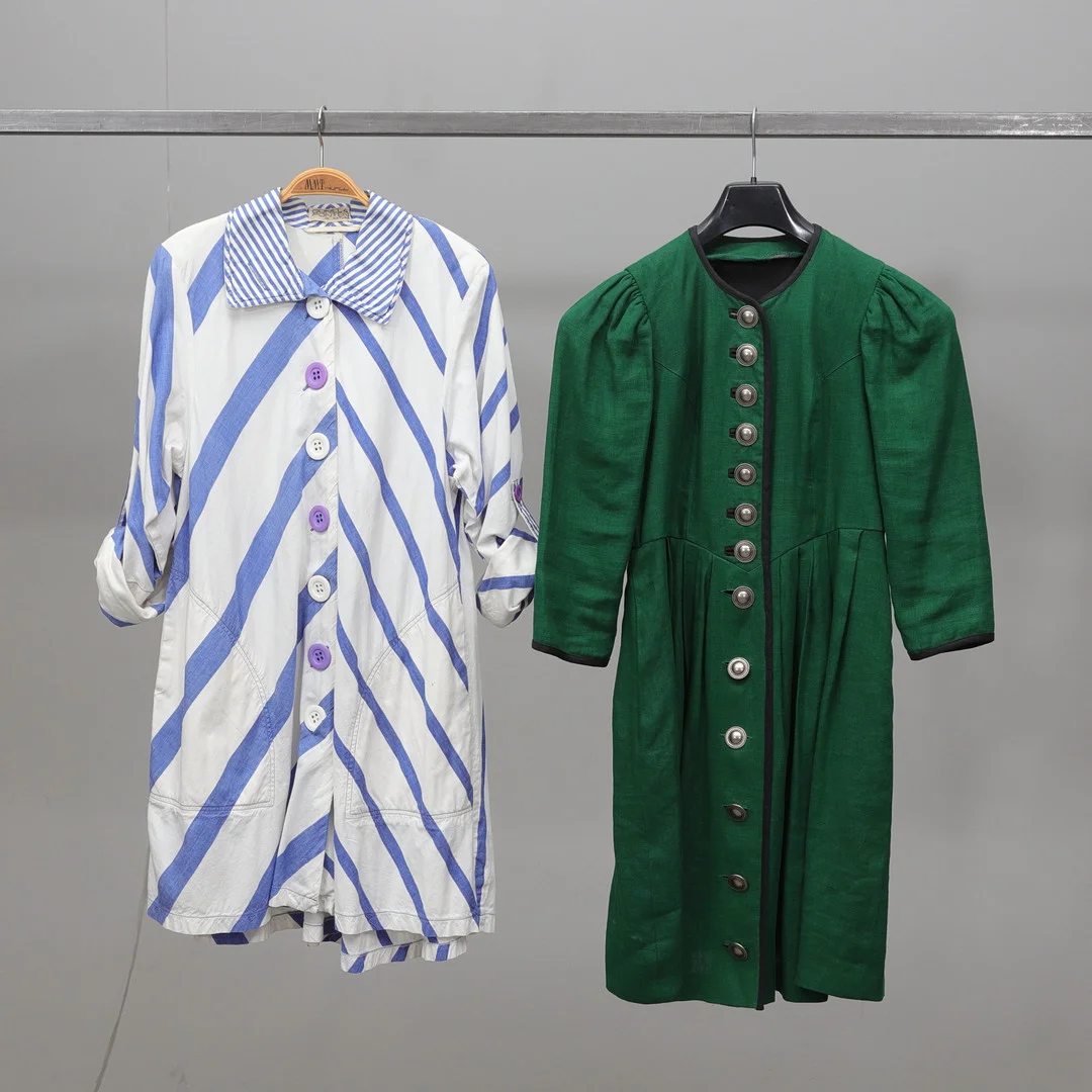 DAMKLÄDER, 3 delar, bl a Gunilla Pontén. — Vintage & Designer Fashion — Gomér & Andersson Norrköping