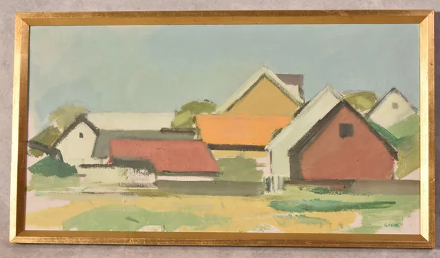 GUSTAV ARNE. 1925-2011 olja på duk signerad.