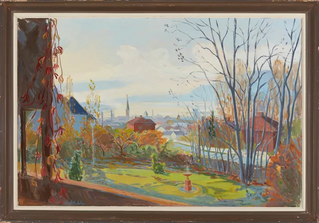 Mæhle, Ole — "Høsttåken letter over Lillehammer" 1957-58
