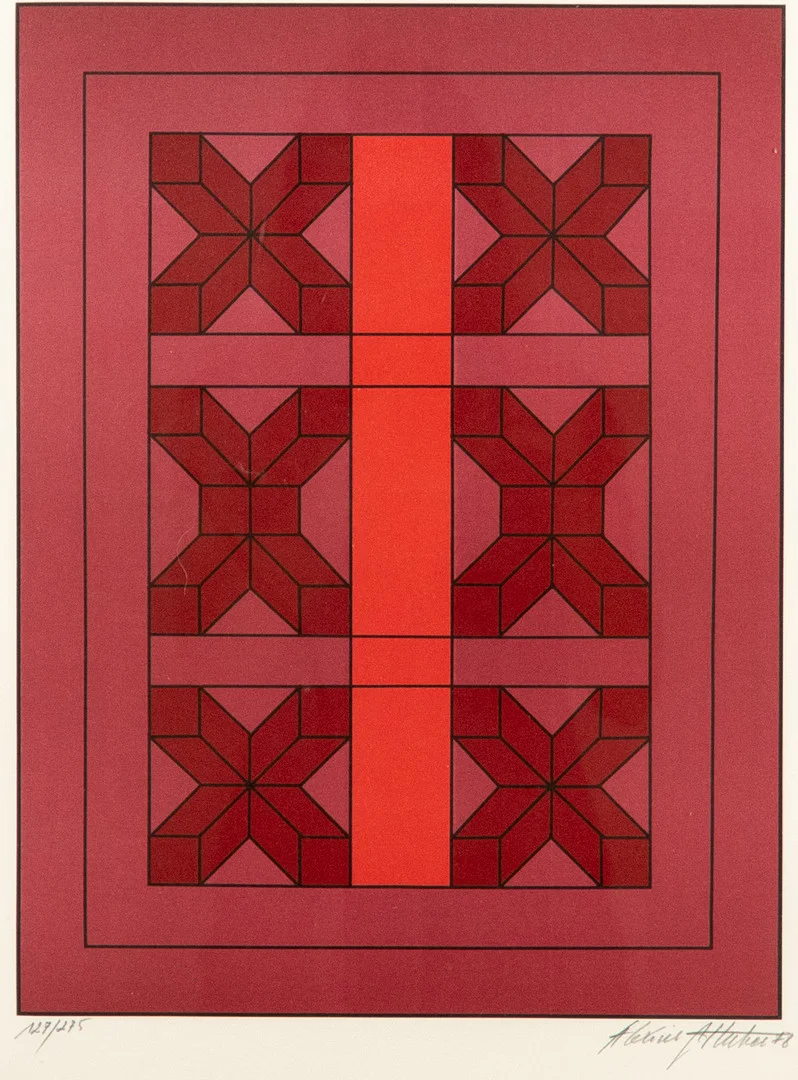 ALEXIUS HUBER. Färglitografi, numrerad 127/275, signerad. — Engravings & Prints — Karljohan Auktioner