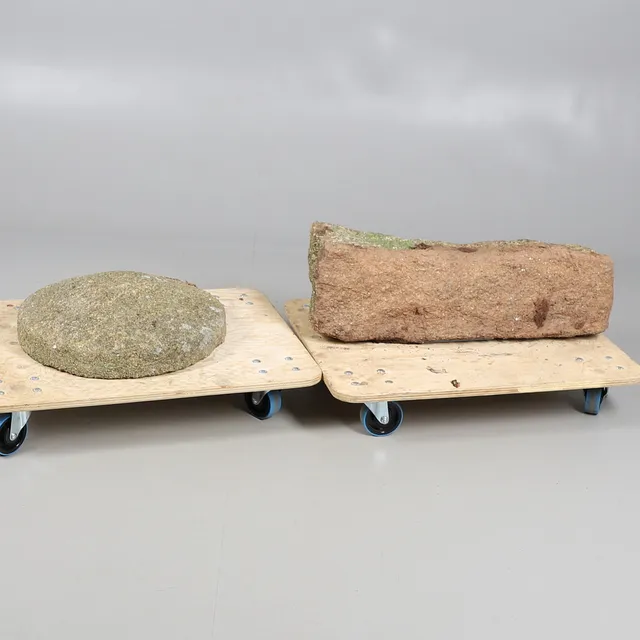 A STADDLE STONE.