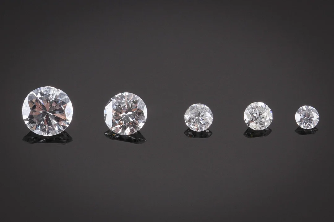 Samling uindfattede brillanter - 0.49 ct. (5) — Jewellery/Diamonds, gems — Lauritz