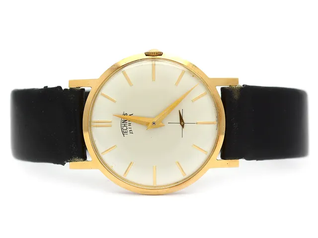 Technos Birka Herrur 18K manuellt med läderarmband
