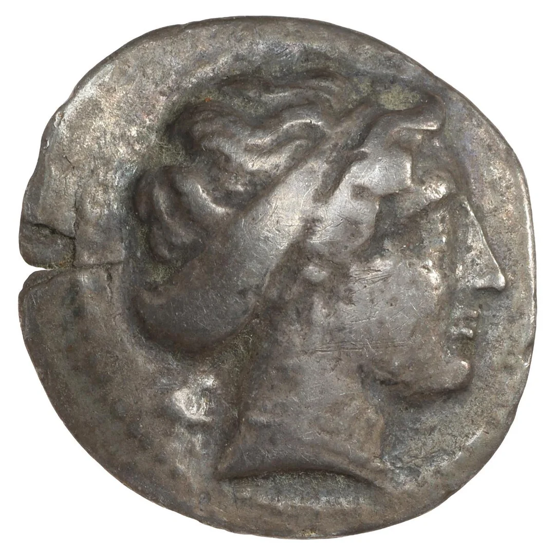 Ancient Greece, CARIA, Knidos. 350–330 BC. AR Drachm; HN Online 706. MCClean 8480HN; SNG Cop.266, 2.53 g — Coins, Medals & Banknotes/Ancient coins/Greece — Bruun Rasmussen