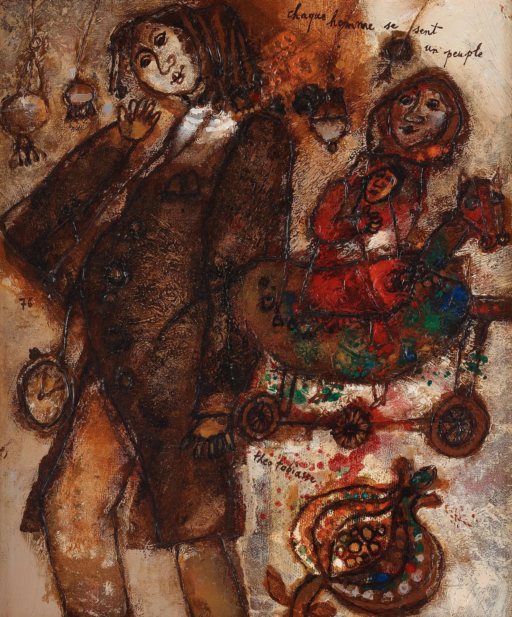 Theo Tobiasse, "Chaque homme se sent un peuple". — Bukowskis