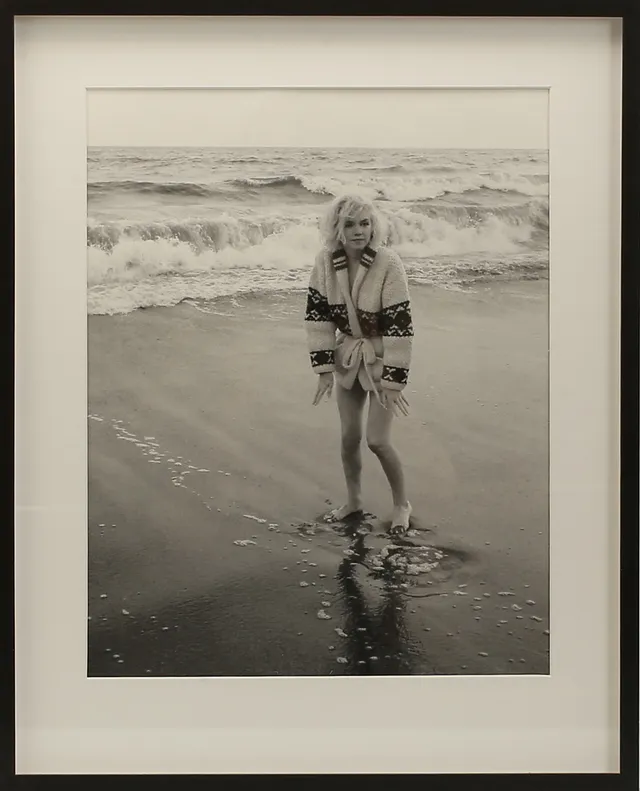 GEORGE BARRIS. Fotoprint, Marilyn Monroe 1962, numrerad 121/200.