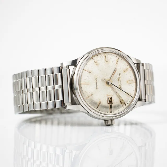 IWC, armbandsur, stål, ca 1960.