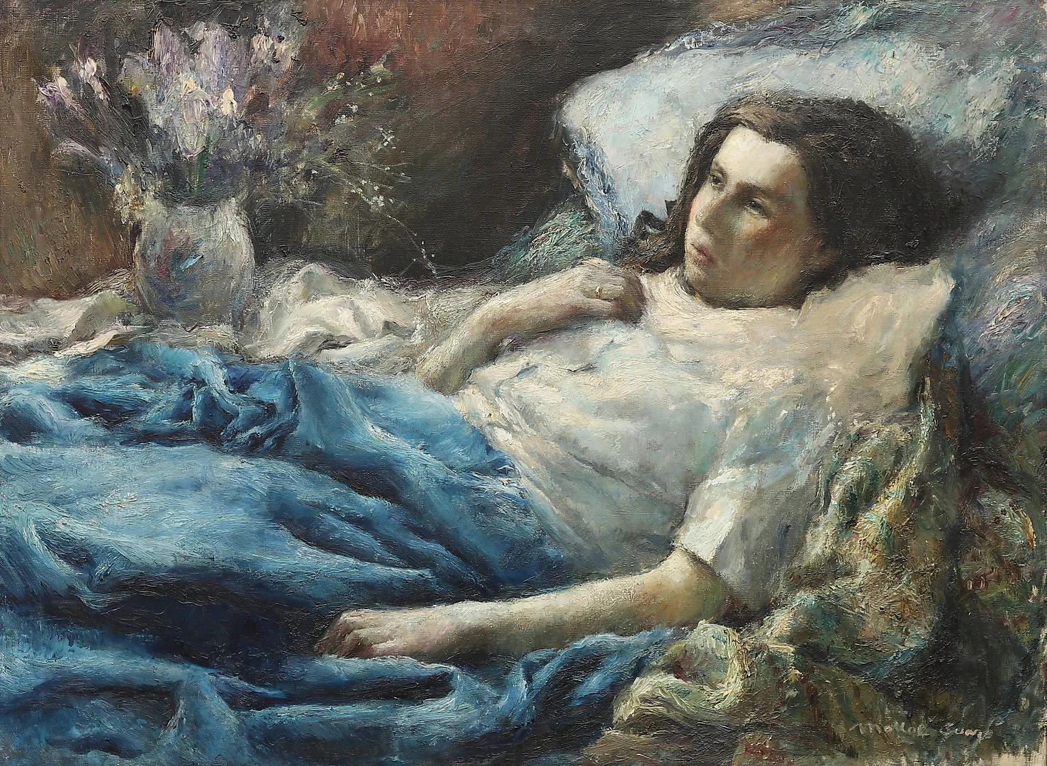 JOSEP MARIA MALLOL SUAZO. A girl. — Paintings — Balclis