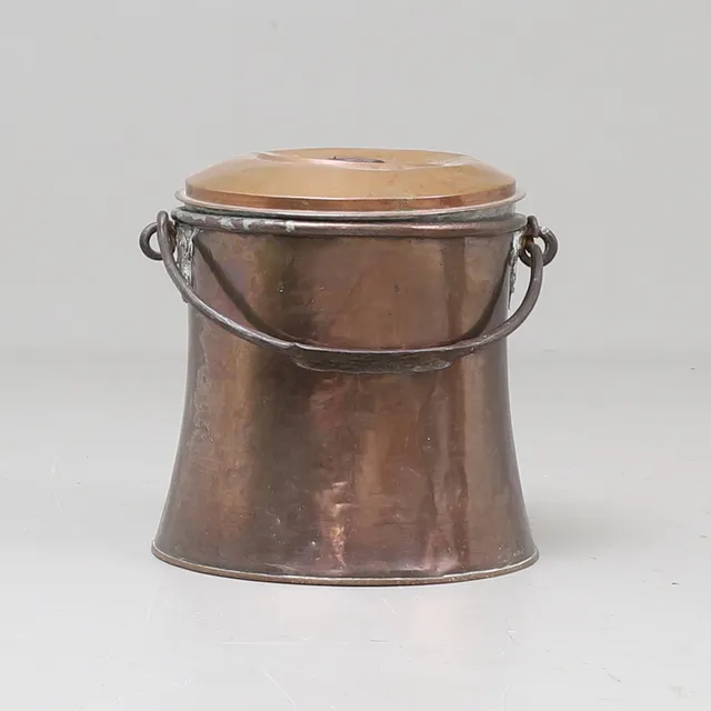 HINK med lock, koppar, 1800-tal.