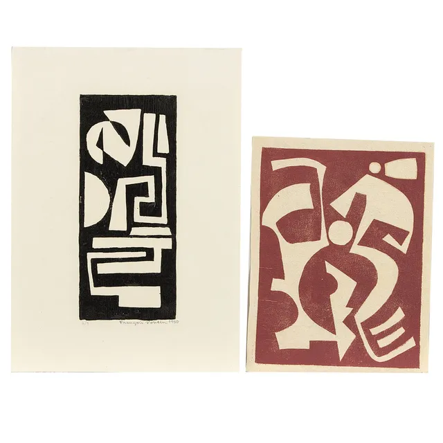 FRANCOIS PIERRE PORTIN (1935-2021). Konkreta kompositioner (2).