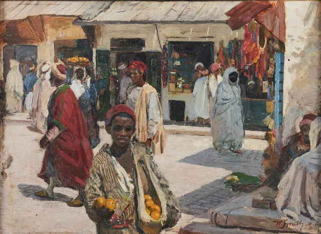 WILHELM SMITH. Basarscen.