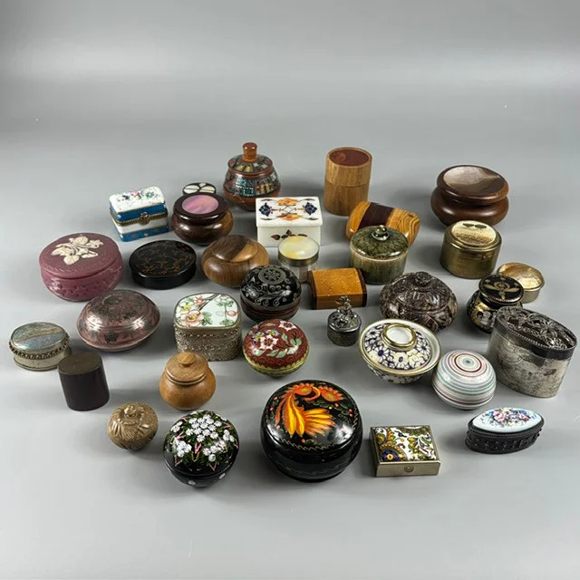 TRINKET BOXES. — Other collectables — Lyme Bay Auctions