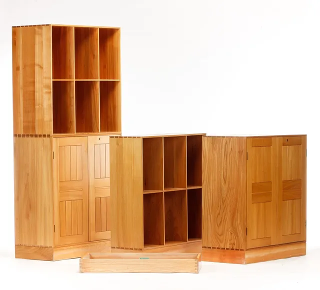 Mogens Koch for Rud Rasmussen. Four shelving modules (4+4)