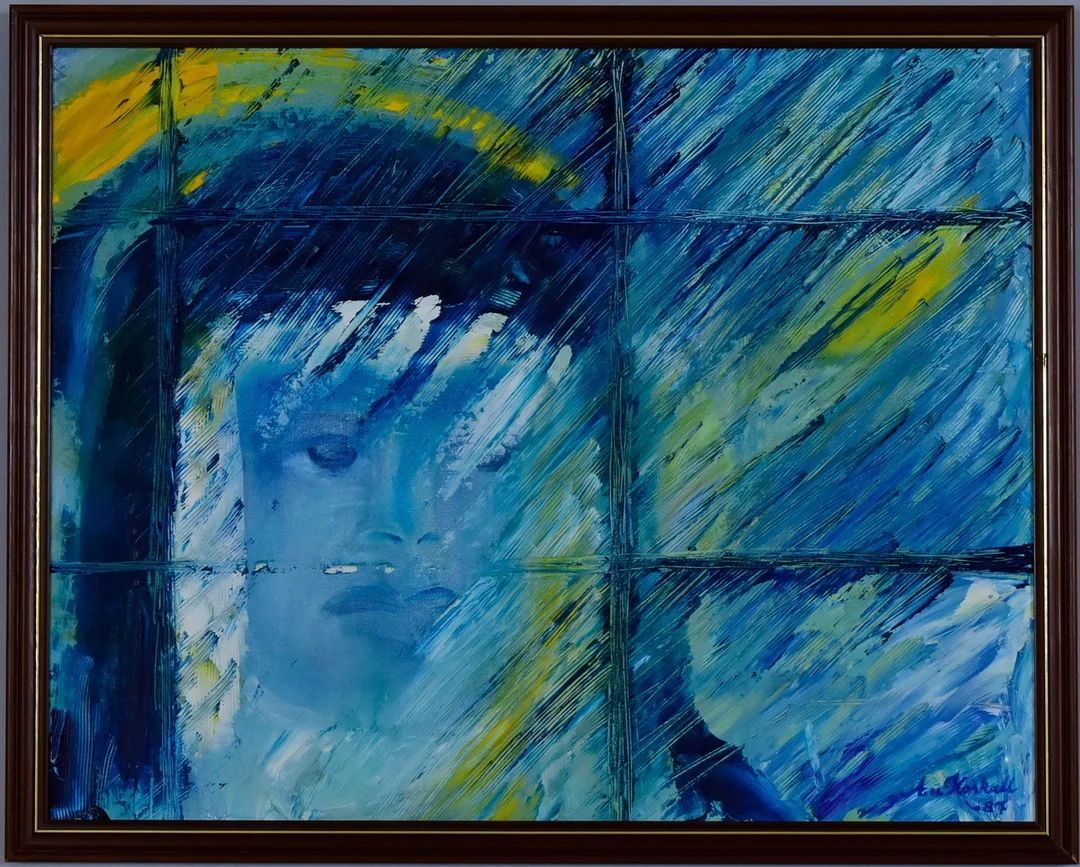 AGNETA VON KOSKULL. Olja på pannå. — Paintings — Halmstads Auktionskammare