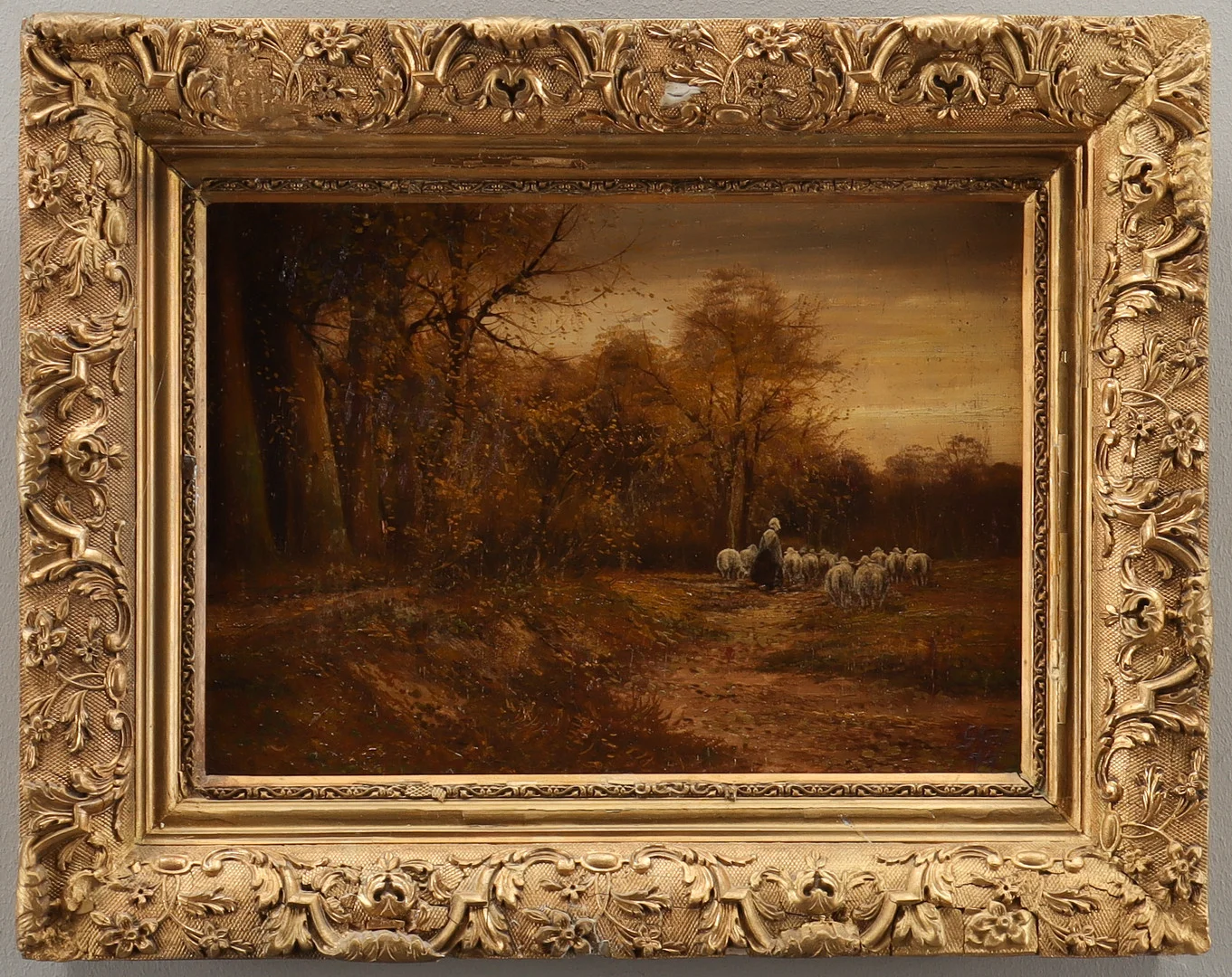OIDENTIFIERAD KONSTNÄR, 1800-talets andra hälft. — Paintings — Karlstad Hammarö Auktionsverk