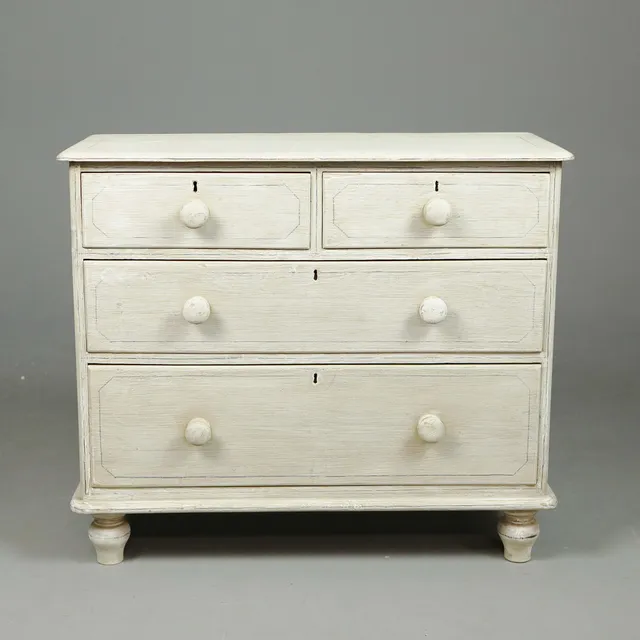 VICTORIAN PAINTED CHEST.