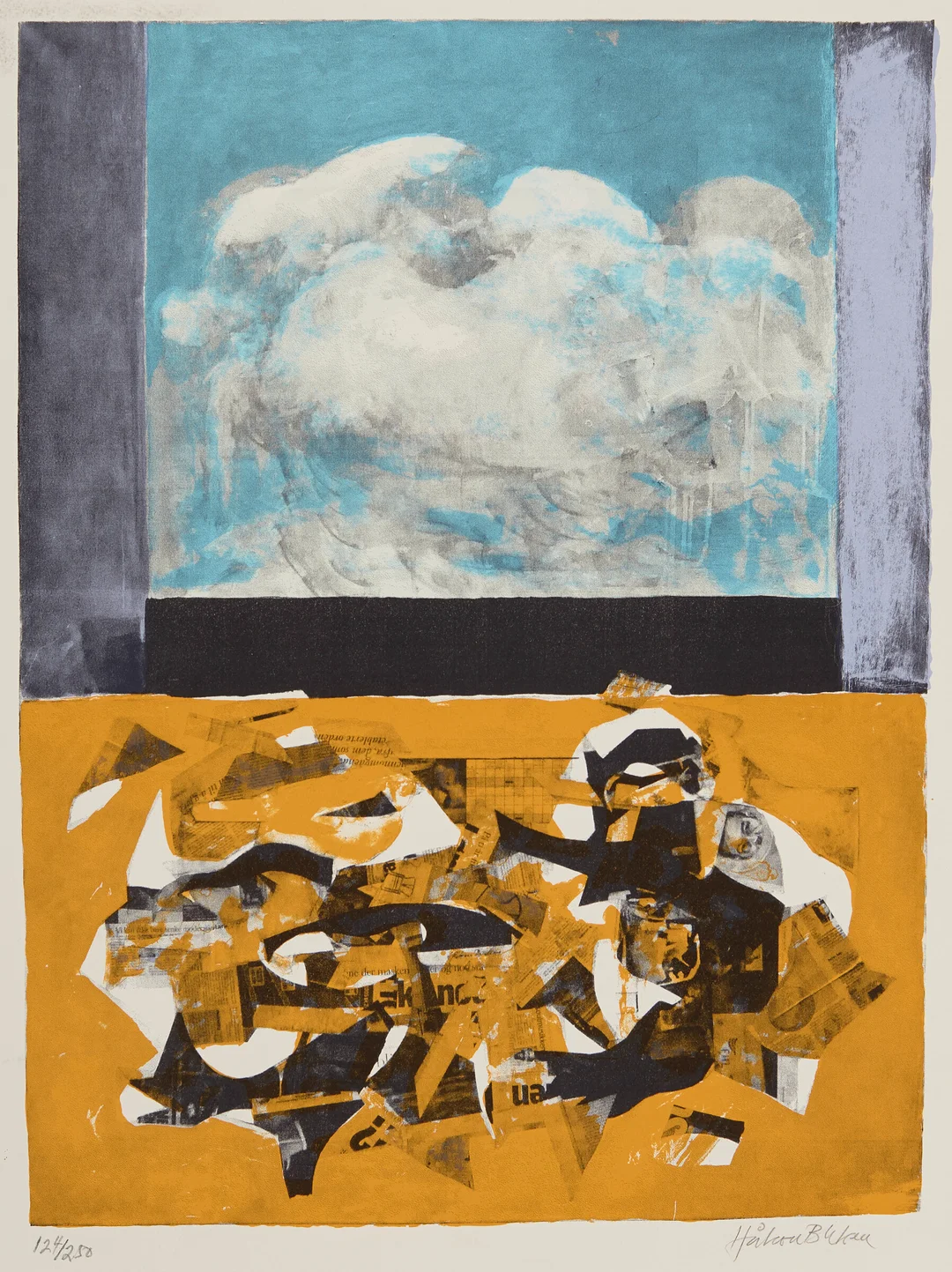 Bleken, Håkon — "Sommersky" 2016 — Kunst/Grafikk — Blomqvist