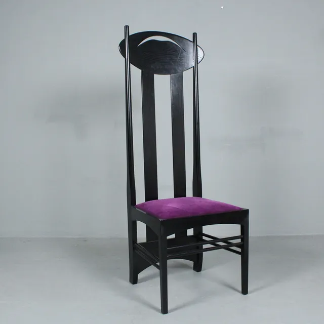 CHARLES RENNIE MACKINTOSH (1868-1928). für Cassina, Stuhl, Modell '' Argyle '' 1970er, Italy.