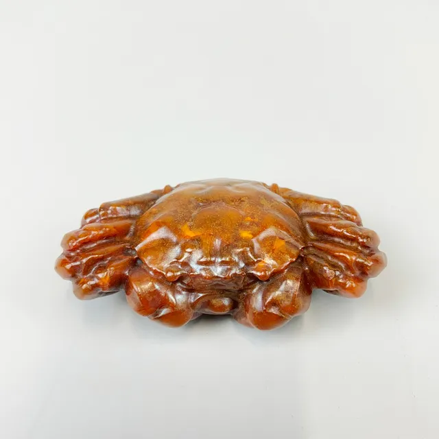 CHINESE JADE/HARDSTONE CRAB.