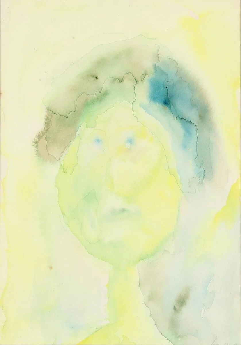 Untitled. Signed Lage. Watercolour on paper. Visible size 22×16 cm. — Modern Paintings/Modern art — Bruun Rasmussen