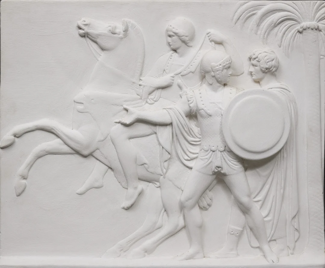 Gipsrelief efter Bertel Thorvaldsen — Paintings and sculptures/Sculptures — Lauritz