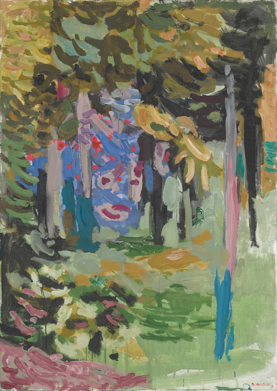 Heramb, Thore — "Mot solnedgangen" 1978 — Kunst/Maleri — Blomqvist