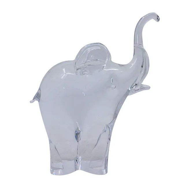 ELEFANTENFIGUR AUS MURANOGLAS.