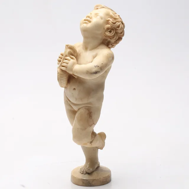 SKULPTUR, alabaster, 1800 tal.