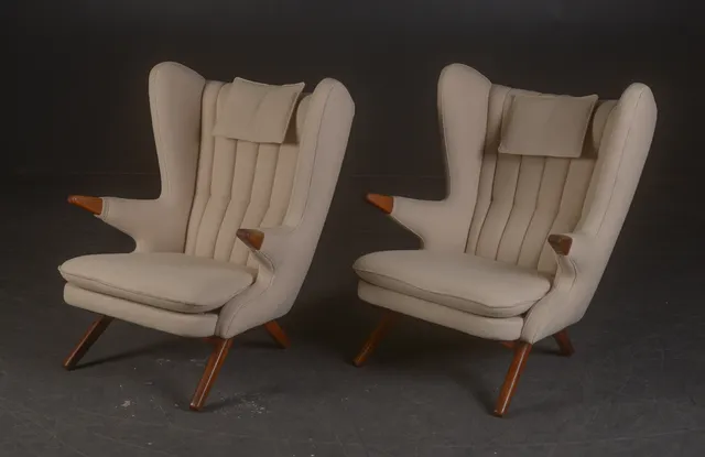 Svend Skipper. A pair of lounge chairs, Model 91