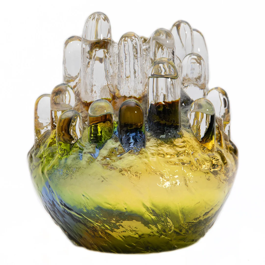 GÖRAN WÄRFF. Ljuslykta, "Polar", glas, Kosta, signerad. — Candlesticks — Stockholms Auktionsverk Göteborg