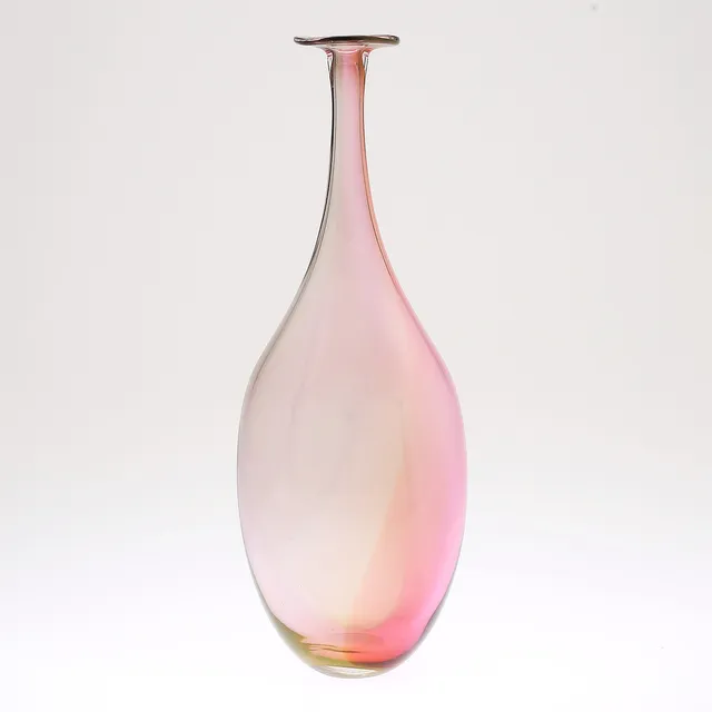 KJELL ENGMAN. Vas, glas, Kosta Boda, osignerad.