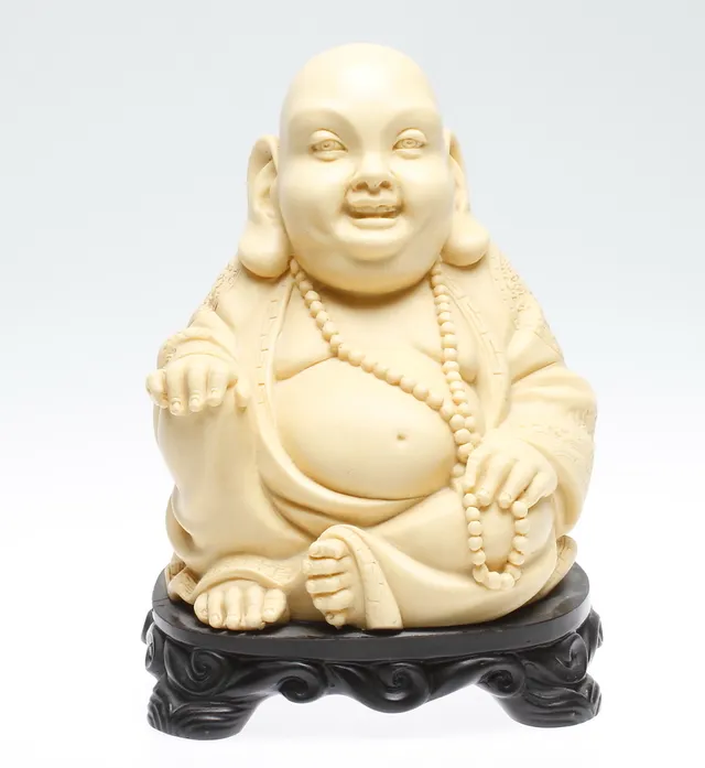 BUDDHASKULPTUR, konstmassa.