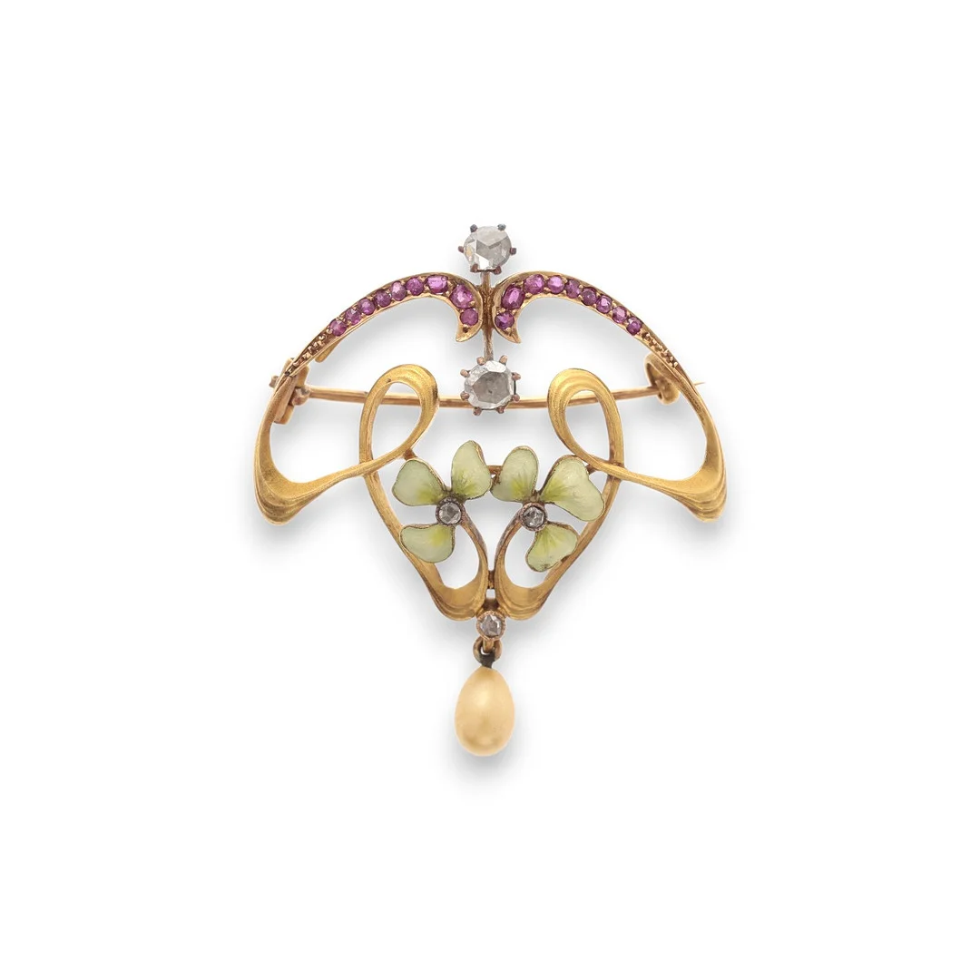 Modernist brooch-pendant from Barcelona, early 20th century. — Brooches & Pendants — Balclis