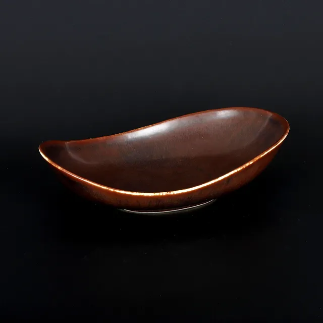 CARL-HARRY STÅLHANE. 1920-1990. Skålfat, "SAH", glaserat stengods, Rörstrand.