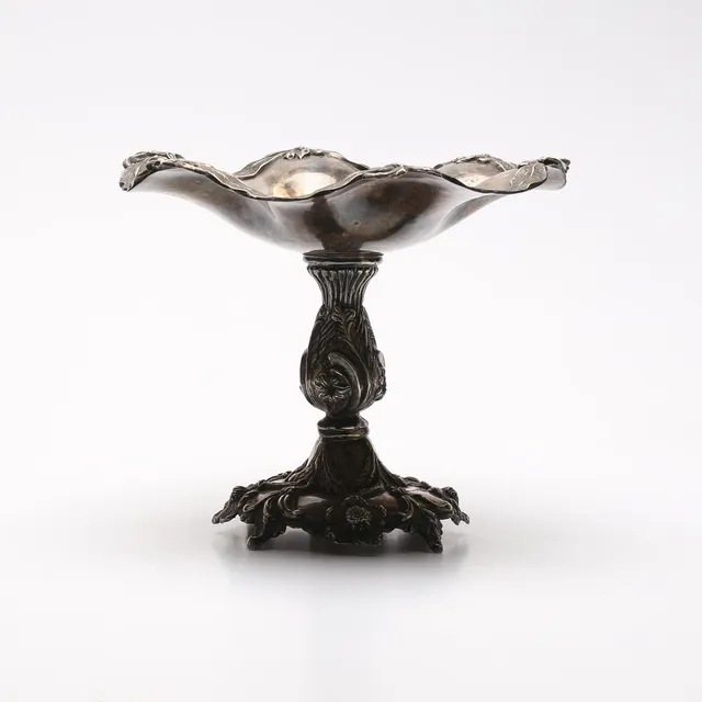 SKÅL på FOT, nysilver, nyrokoko, Palmgren, omkring 1900.