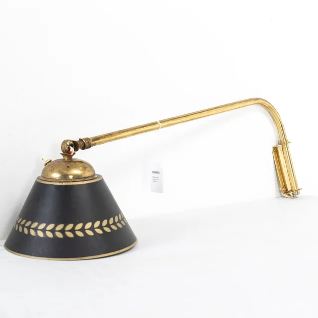 VÄGGLAMPA, mässing, EAE, modell 211.