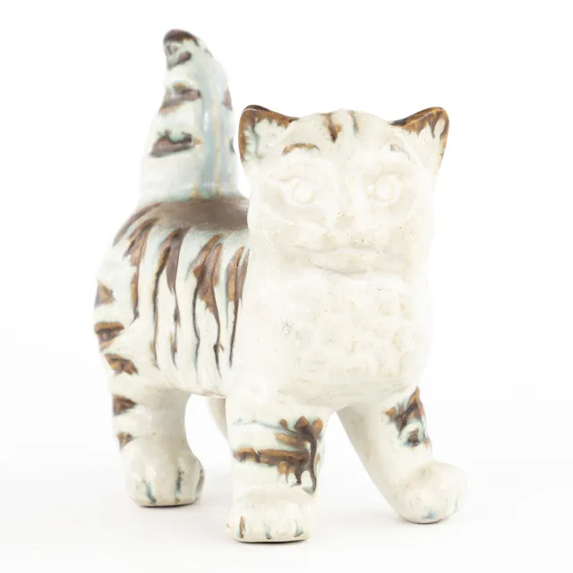 ÅKE THORNBLAD. Figurin, katt, Höganäs.