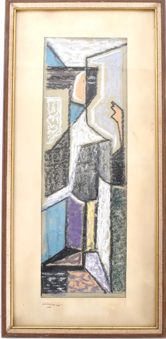 GÖTE REX. Pastell.