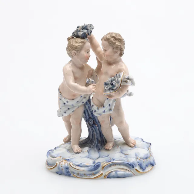 JOHANN JOACHIM KÄNDLER. FIGURIN, PORSLIN, MODELL 2991, MEISSEN, 18/1900-TAL.