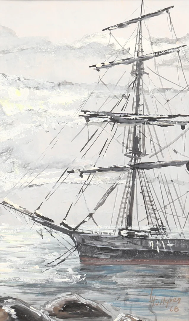 LARS HULTGREN. Akvarell, signerad och daterad 68. — Paintings — Auktionshuset Thelin & Johansson