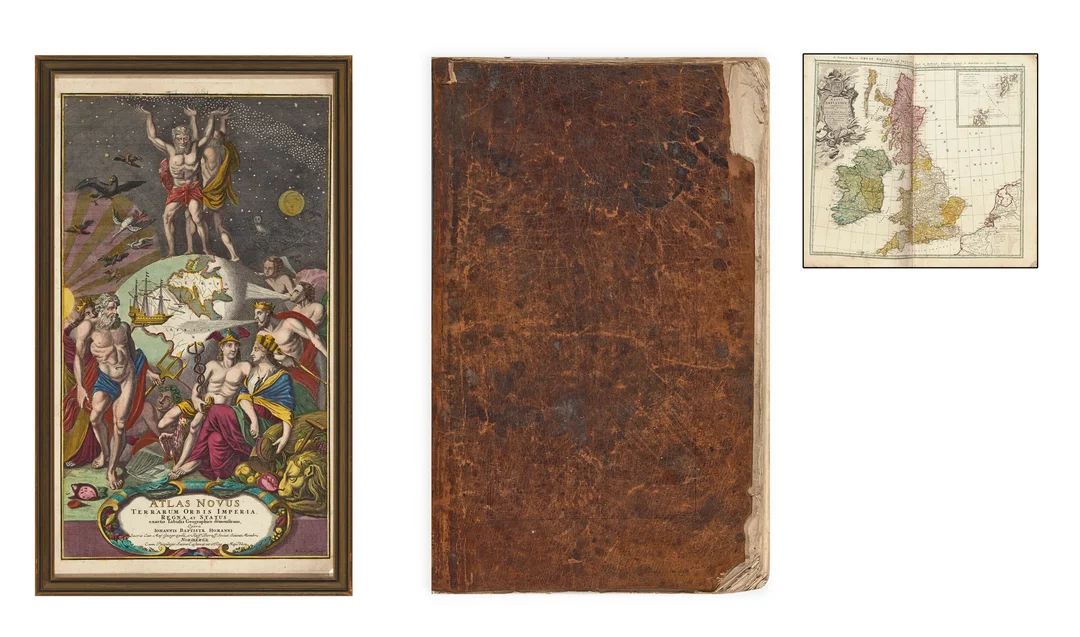 Homann, Johann Baptist — "Atlas Novus" 1748 — Gjenstand/Kart, prospekter, brev, eldre foto — Blomqvist