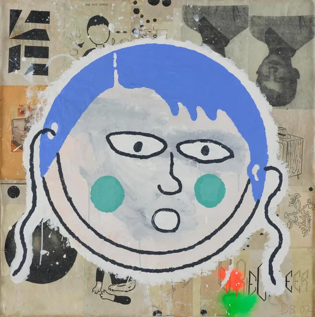 Donald Baechler, "A Place In the World (Self Portrait)".